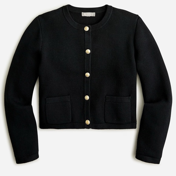 NWT J.Crew Emilie Patch-pocket Sweater Lady Jacket - Picture 2 of 7